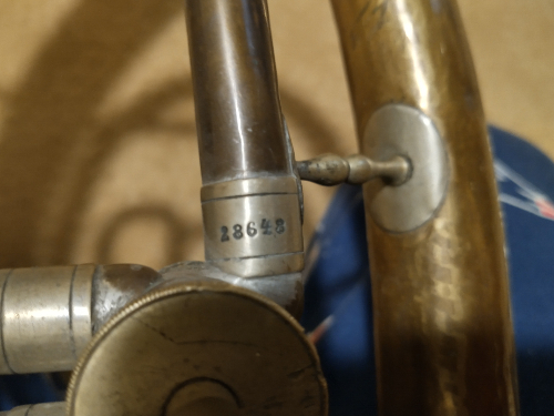 serial number at the first valve